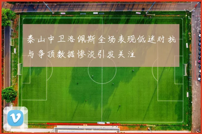 泰山中卫洛佩斯全场表现低迷对抗与争顶数据惨淡引发关注